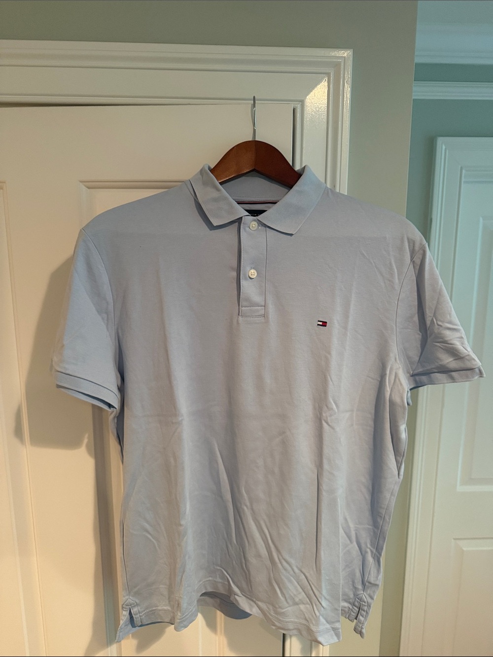 Tommy Hilfiger Light Blue Short Sleeve Polo